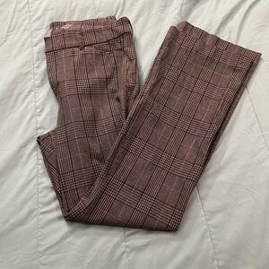 Old Navy Women's black and gray Plaid Pants